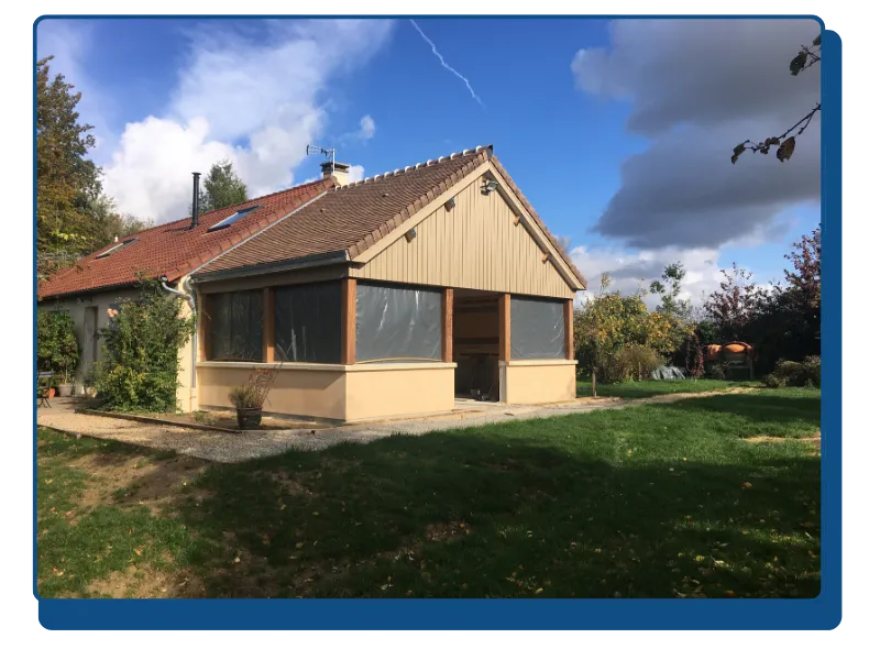 construction batiment agricole agrandissement maison bois