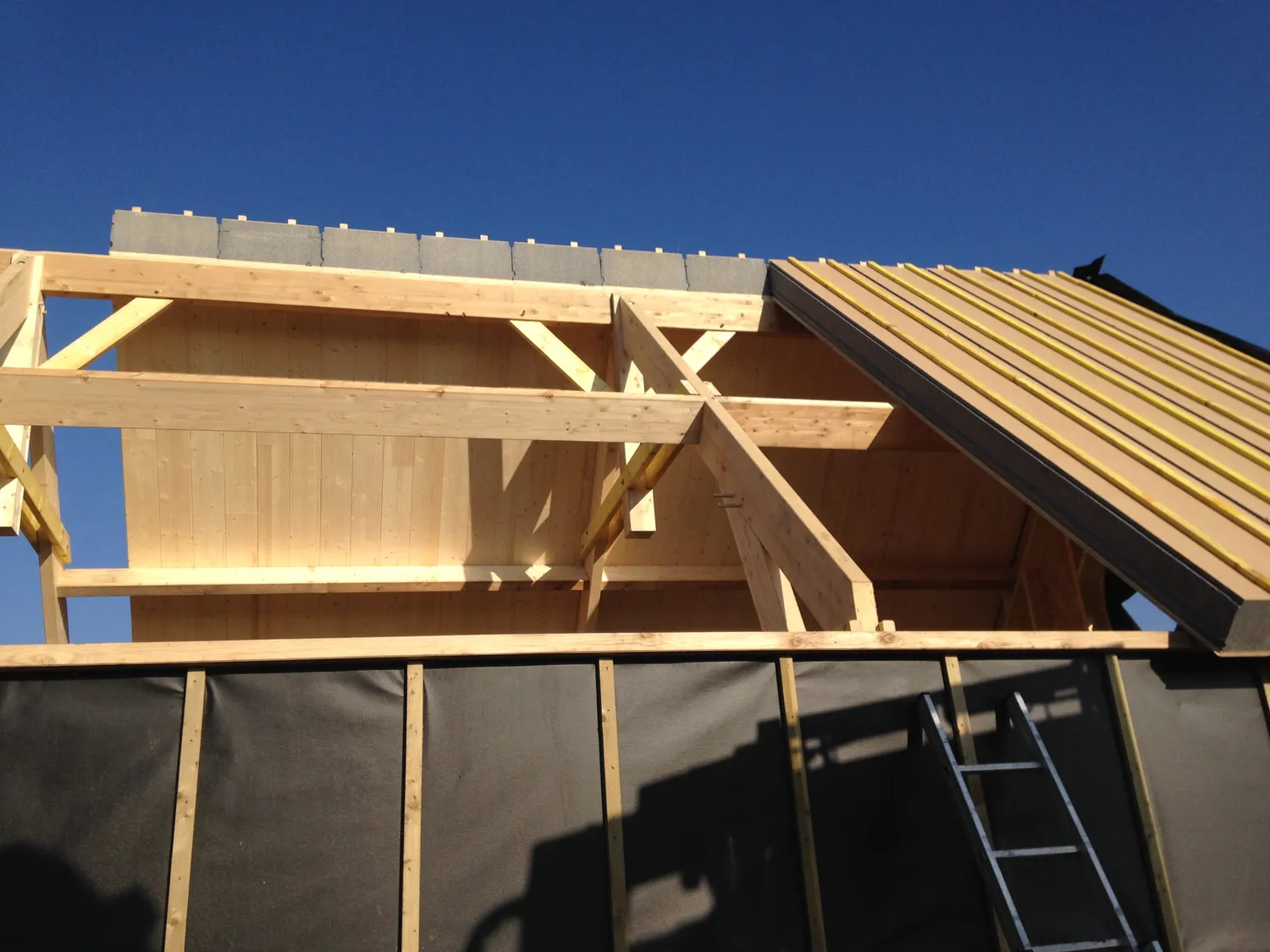 construction batiment agricole ossature bois