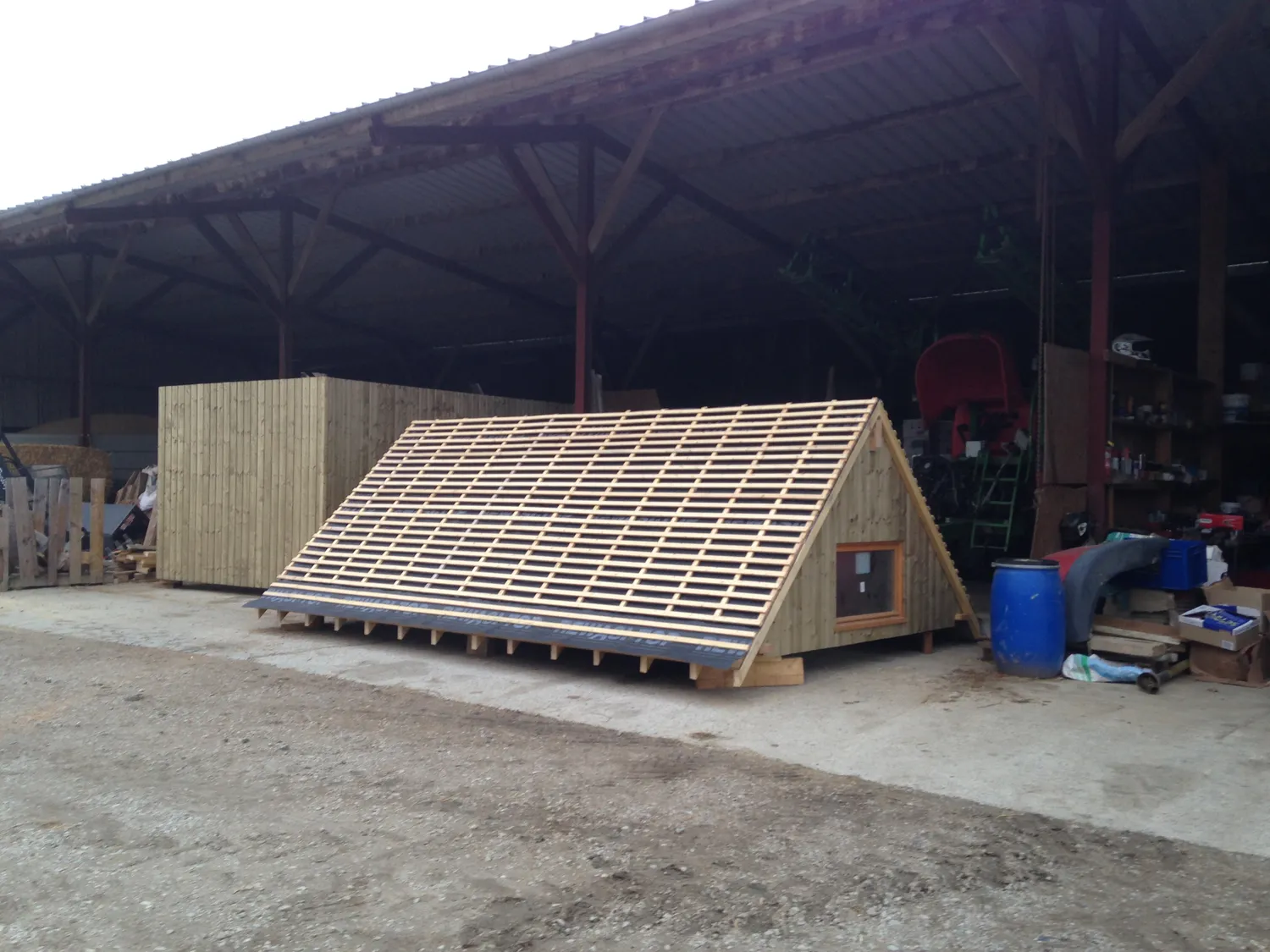 garage en bois brou